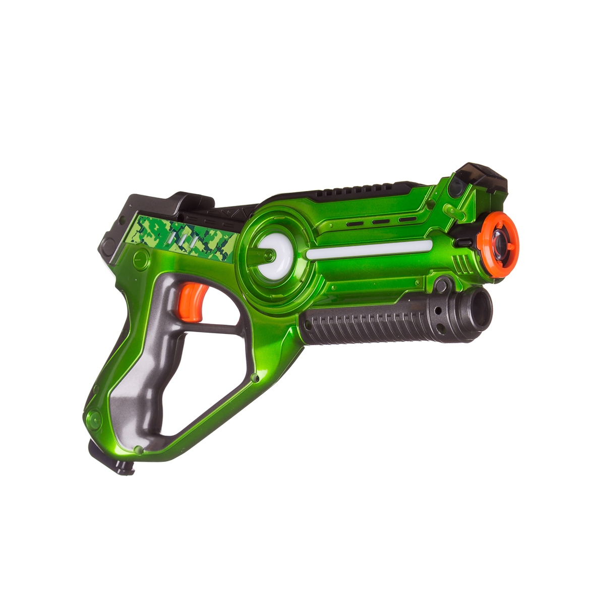 Фото 6 Интерактивный пистолет бластер для игры лазертаг UFT LASER TAG GUN + MASK (red+green)