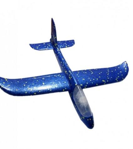 Фото 2 Метательный самолет планер со светящейся кабиной 48 см UFT Touch Sky Plane Original G2 Blue