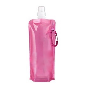 Складная бутылка с карабином My Oasis Bottle Pink