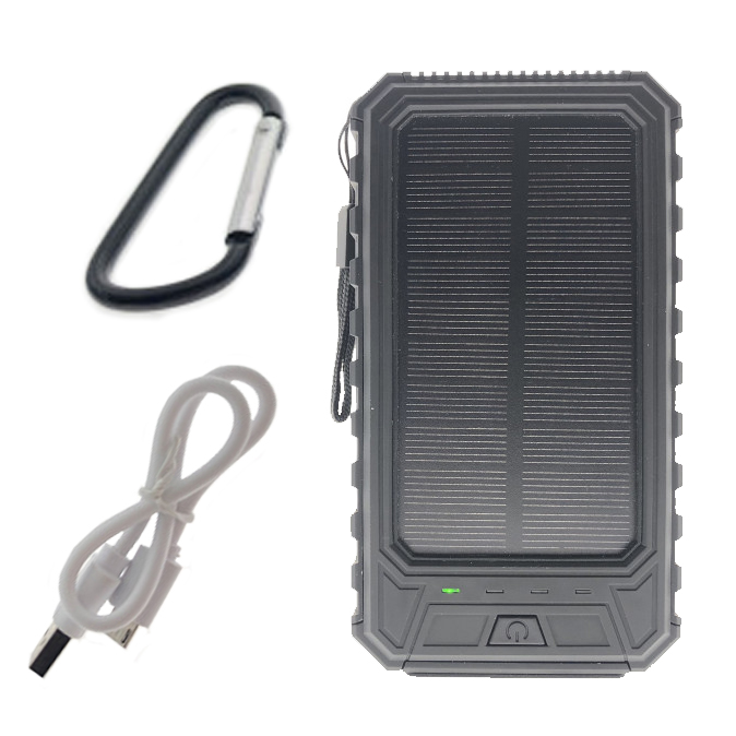 Портативный аккумулятор с солнечной батареей  Bordo 10000 mAh Solar Battery SB1 Black