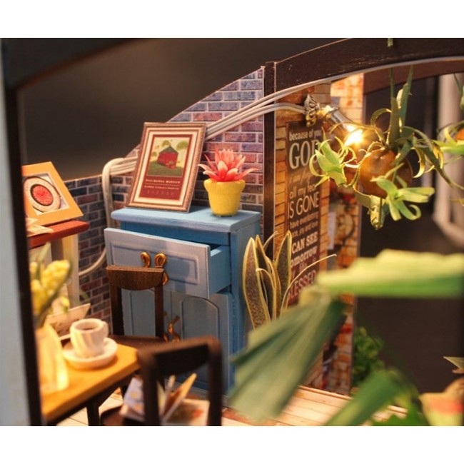 Фото 4 3D Интерьерный конструктор Midesize DIY Doll House MASSLINNA Coffe house