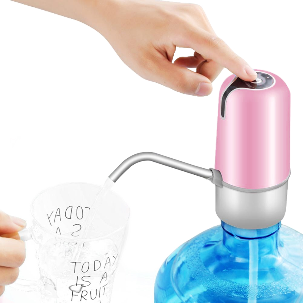 Фото 3 Электрическая помпа для воды с аккумулятором KASMET Pump Dispenser Pink