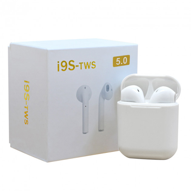 Фото 6 Беспроводные Bluetooth наушники UFT I9 TWS Stereo BT V5.0 с кейсом и чехлом White (I9STWS)