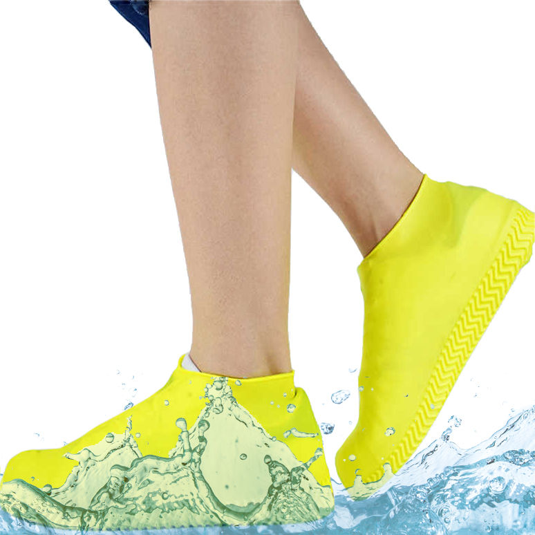 Силиконовые водонепроницаемые бахилы чехлы Bordo на обувь WSS1 S Yellow
