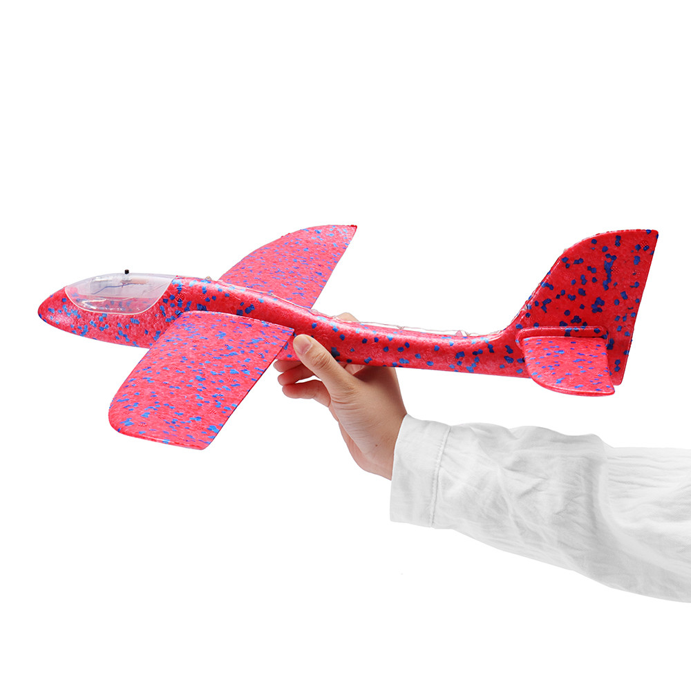 Фото 1 Метательный самолет планер светящийся по всей длине UFT Touch Sky Plane Original Red G3 48 см