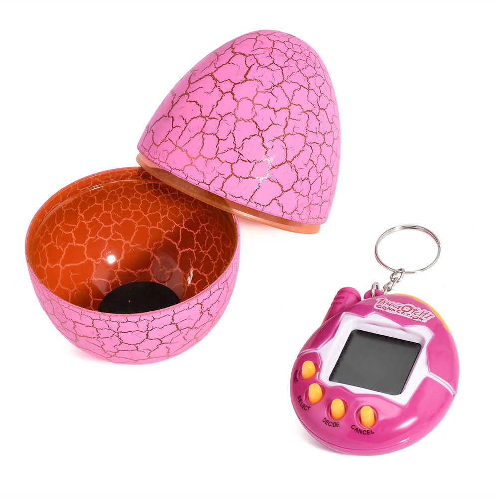 Игрушка электронный питомец Тамагочи в Яйце Динозавра UFT Eggshell Game Pink