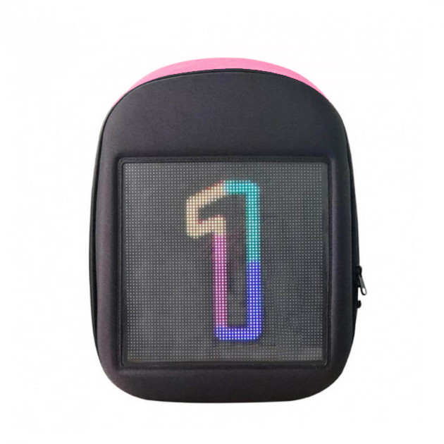 Фото 2 Рюкзак со светодиодным экраном 15.6' UFT LED Bag Pink