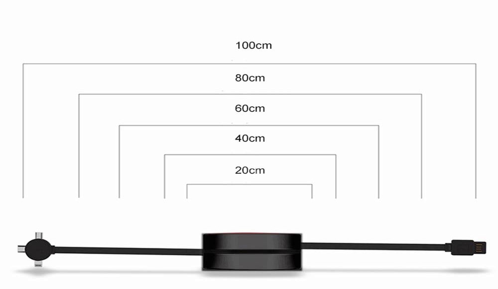 Фото 8 Телескопический USB кабель 3 в 1 Lightning + Micro USB + Type-C 1,2м MASSLINNA SC1