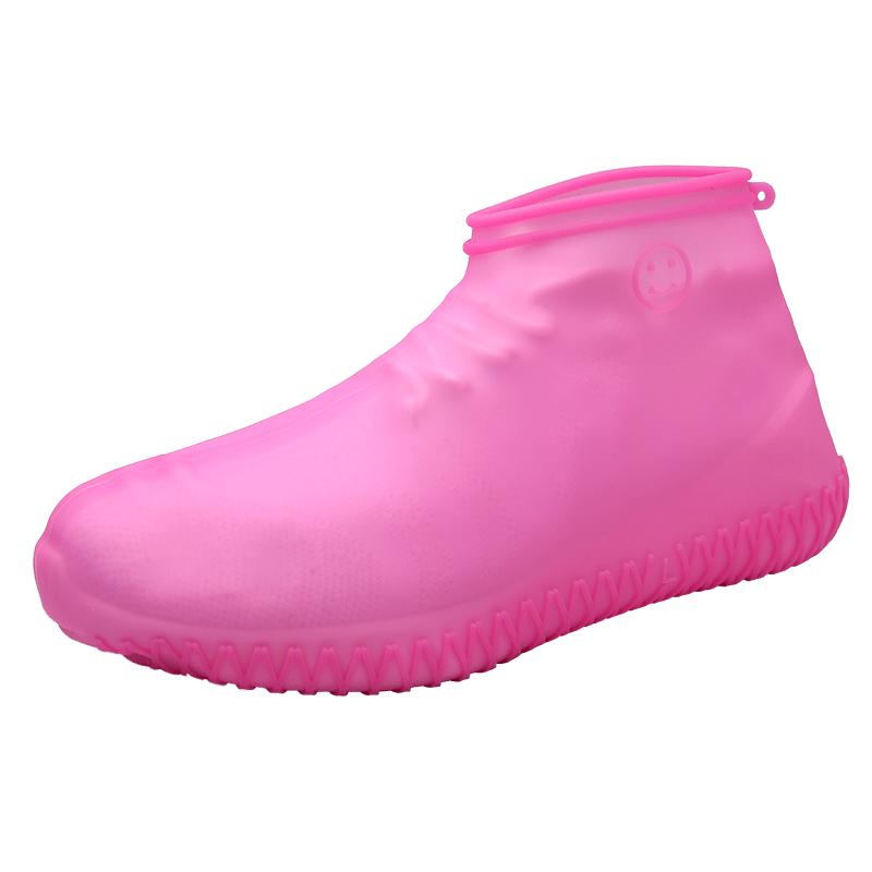 Фото 3 Силиконовые водонепроницаемые бахилы Чехлы на обувь MASSLINNA WSS1 S Pink