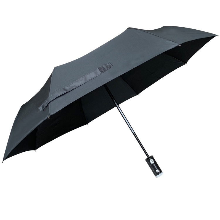 Фото 9 Автоматический зонт с фонариком UFT UWL black