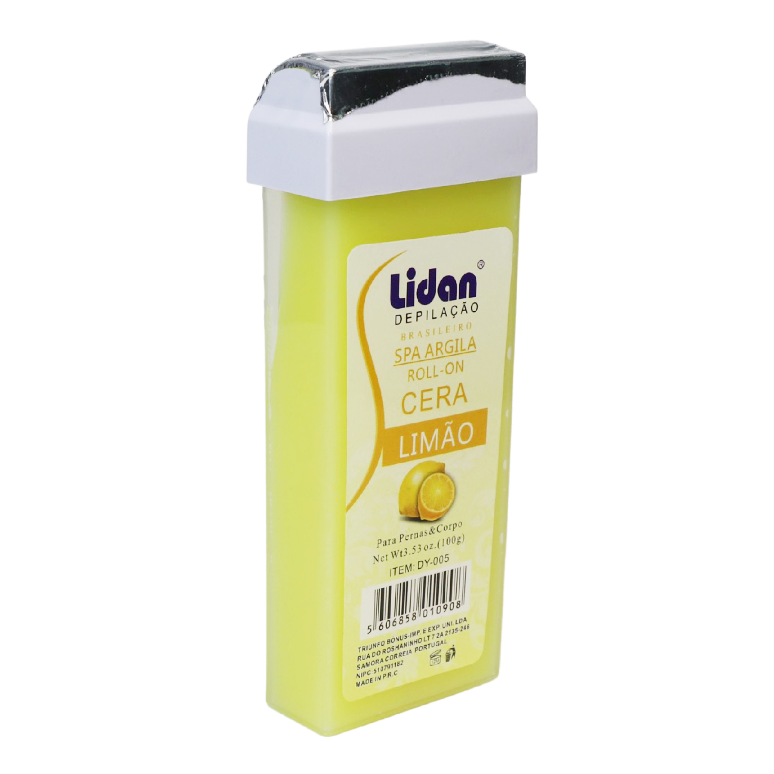 Фото 7 Воск для депиляции Lidan в картридже 100мл Лимон