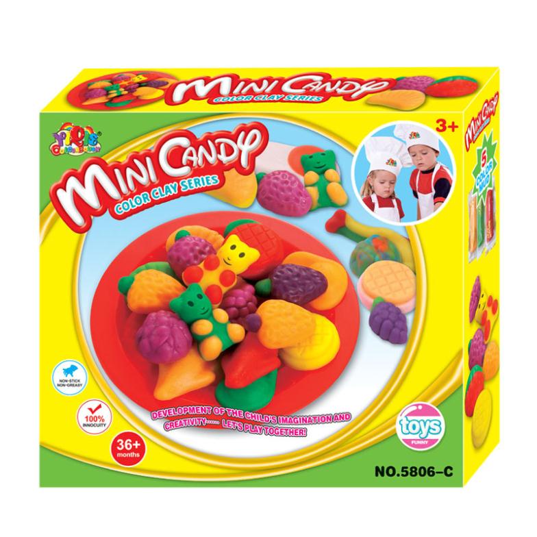 Фото 1 Набор пластилина для лепки ALENTO Playdough Mini Candy