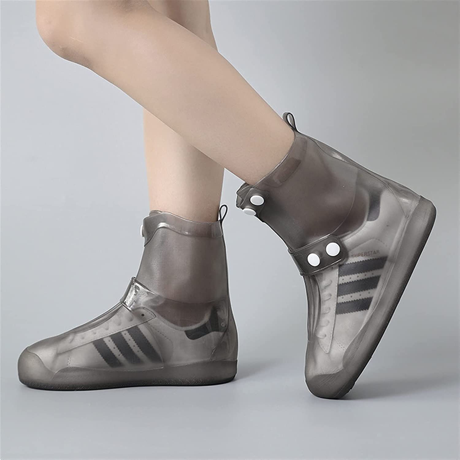 Фото 1 Cиликоновые чехлы-бахилы для обуви с застежкой M 40-41 UFT WSS3 Black