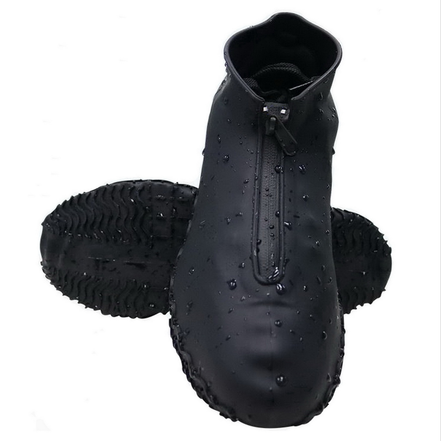 Фото 1 Cиликоновые чехлы-бахилы для обуви с молнией S 32-35 UFT WSS2 Black