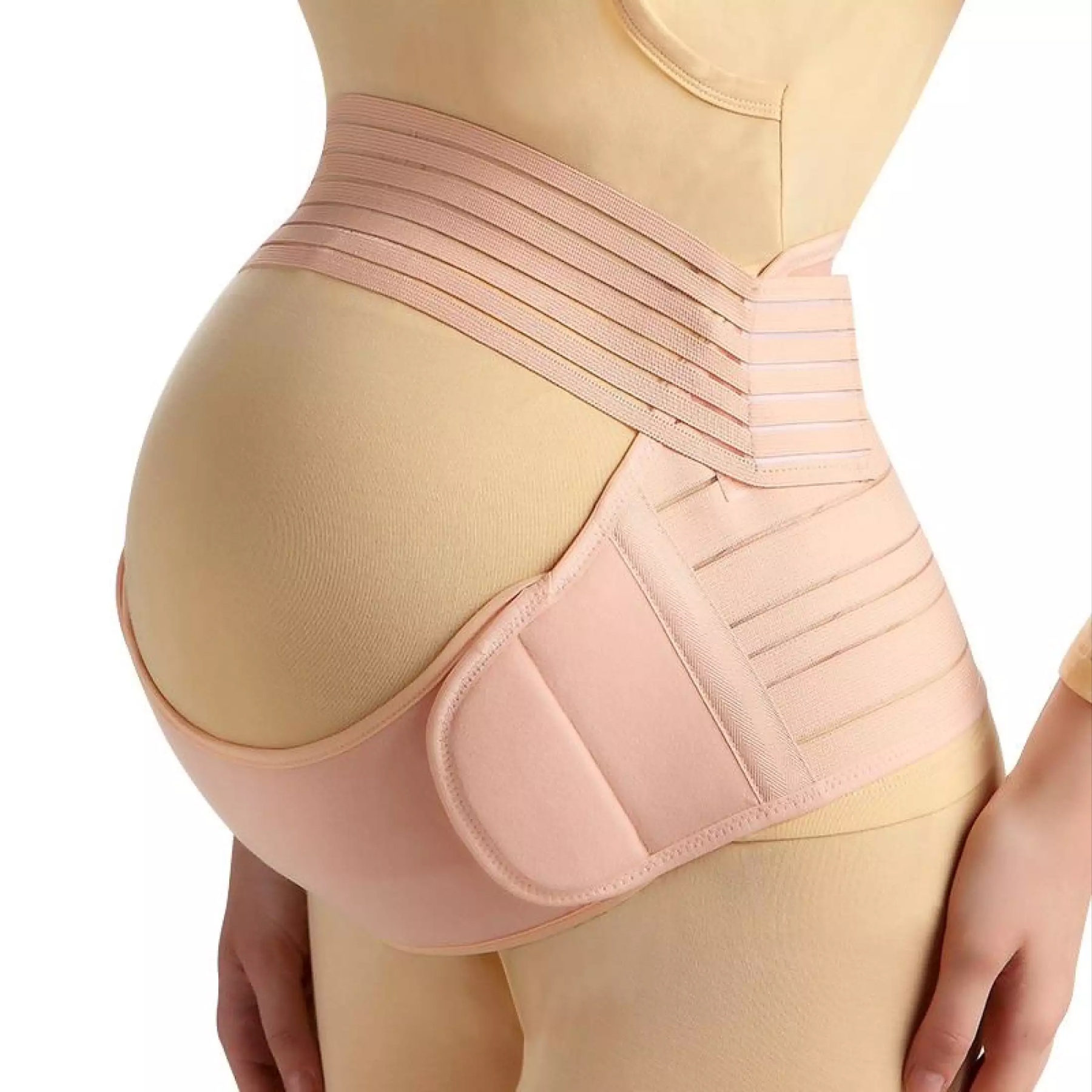 Бандаж для беременных, эластичный пояс на липучках UFT Bandage S