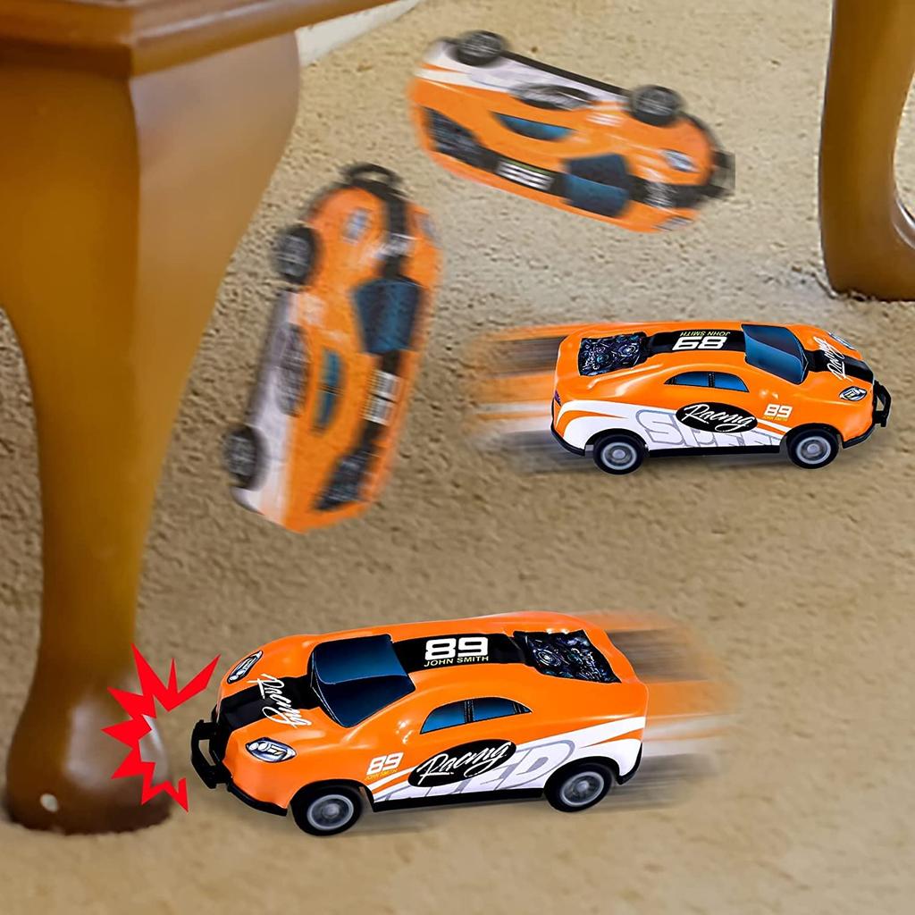 Фото 3 Трюковая инерционная машинка прыгающая UFT Jump Car 89 Orange