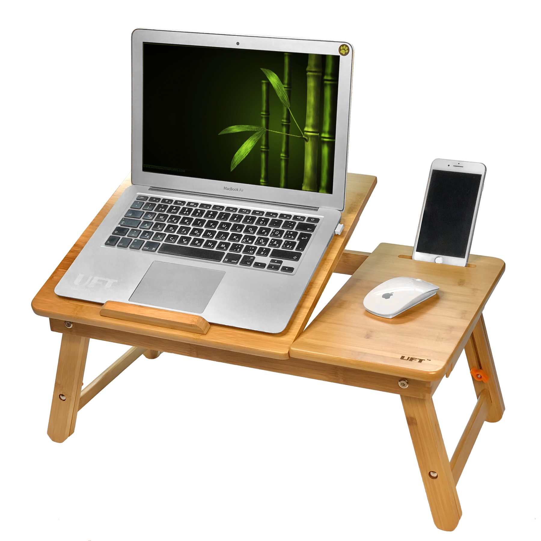 Фото 5 Бамбуковый столик для ноутбука UFT T26 New