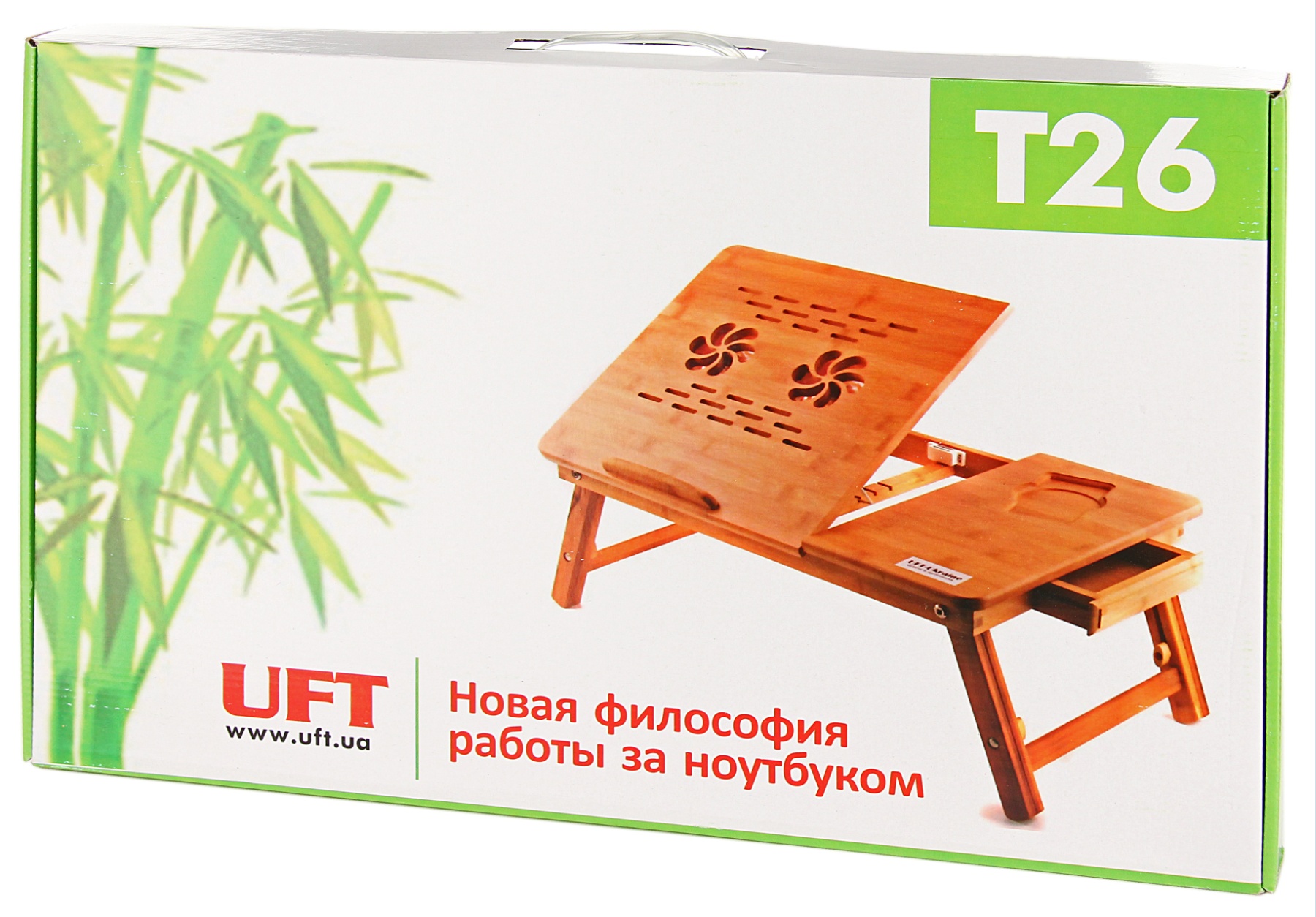 Фото 3 Бамбуковый столик для ноутбука UFT T26 New