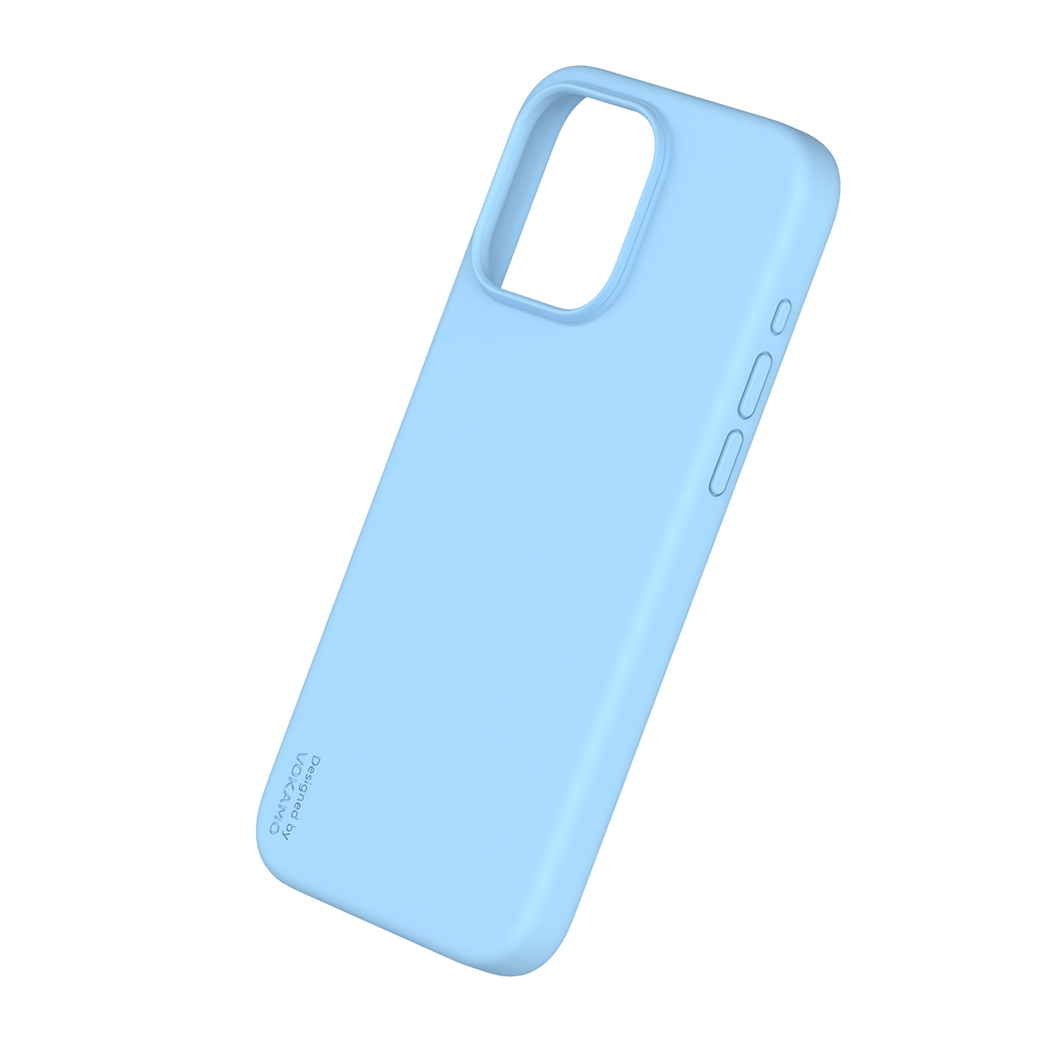 Фото 1 Жидкий силиконовый чехол для iPhone 15 Pro с магнитом MagSafe VOKAMO Blue