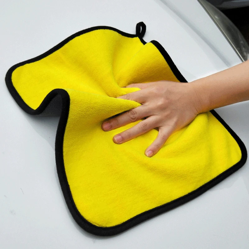 Фото 1 Мягкое полотенце из микрофибры для мойки автомобиля 30х30 см UFT Towel 10 шт