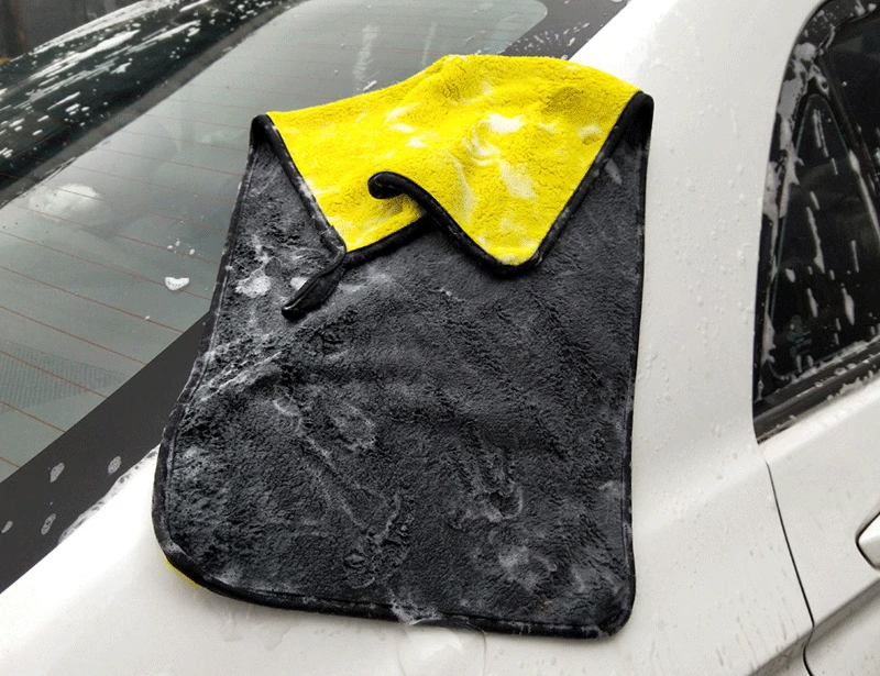 Фото 3 Мягкое полотенце из микрофибры для мойки автомобиля 30х30 см UFT Towel 10 шт